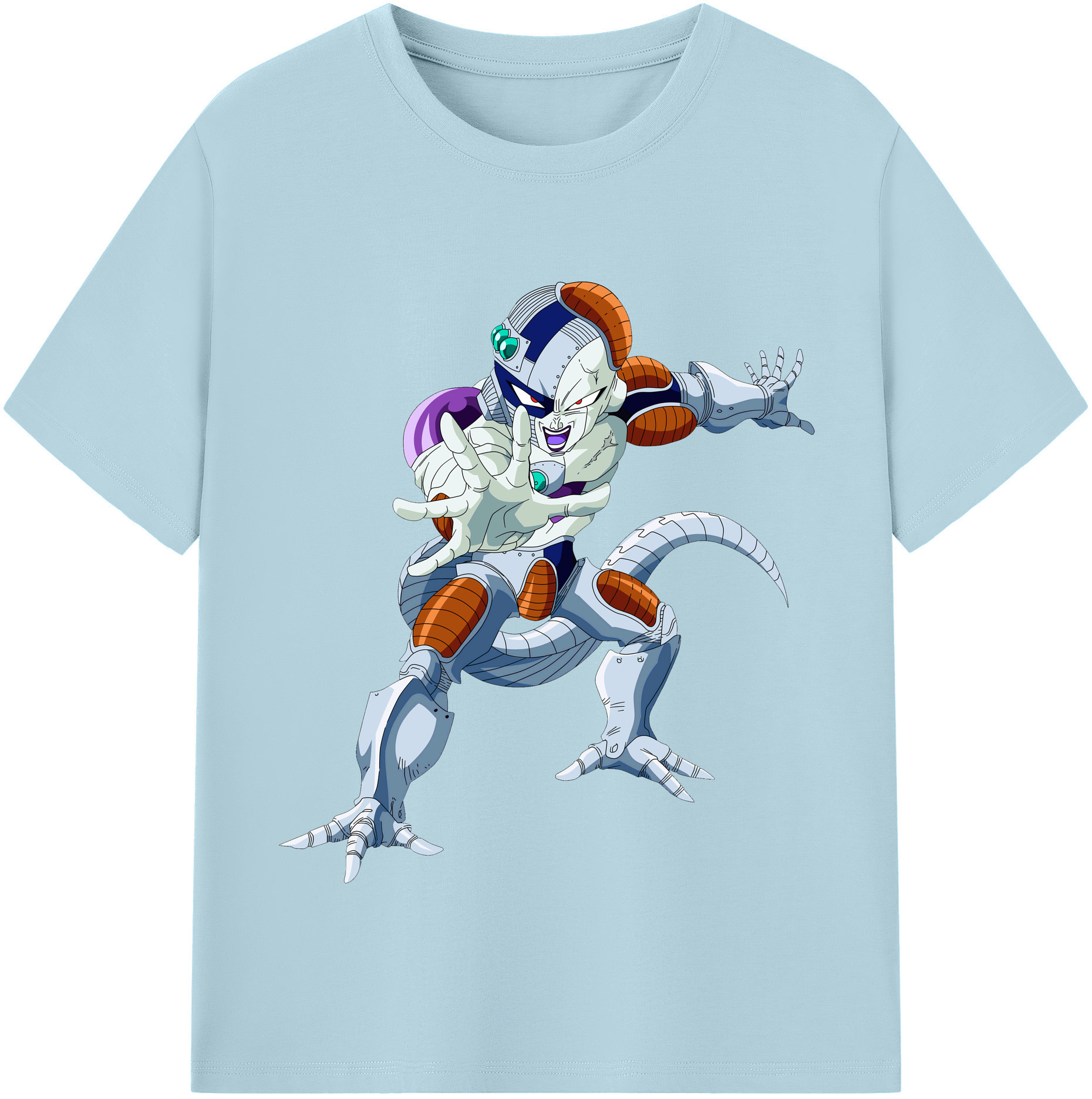（画像用） ドラゴンボール フリーザ DRAGON BALL Frieza 綿100％半袖Tシャツ（フロントプリント）
